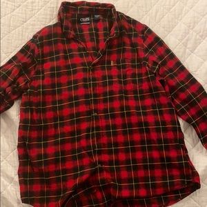red and black checkered flannel